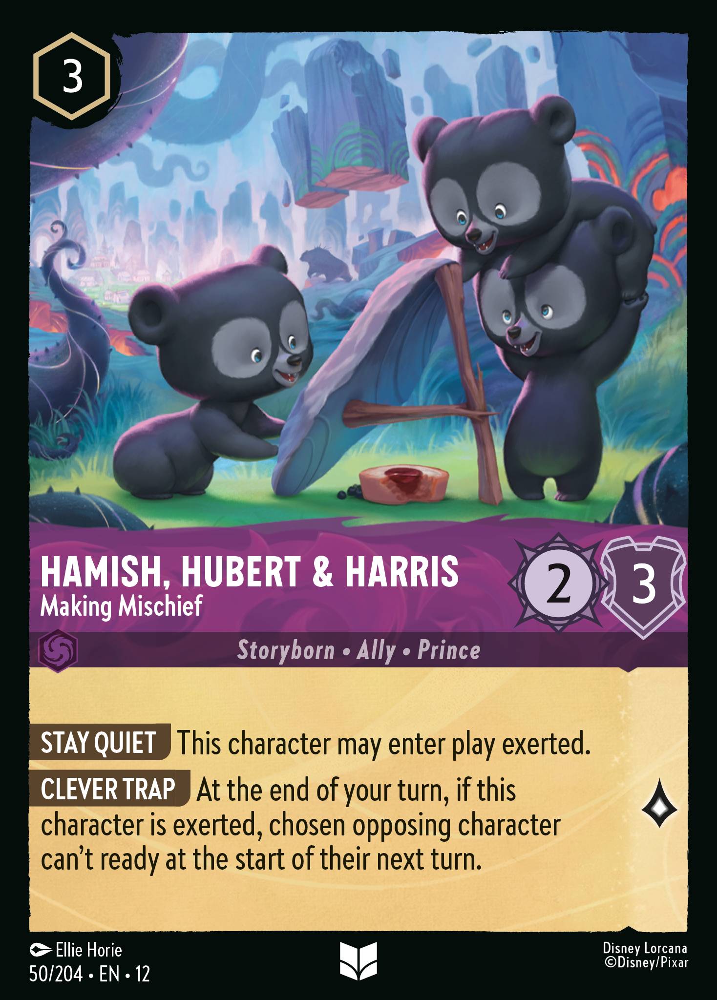 Hamish, Hubert & Harris — Making Mischief Disney Lorcana card