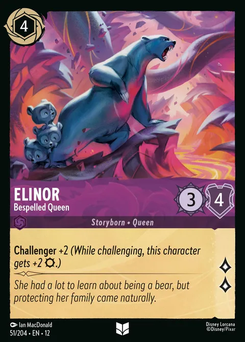 Elinor — Bespelled Queen Disney Lorcana card