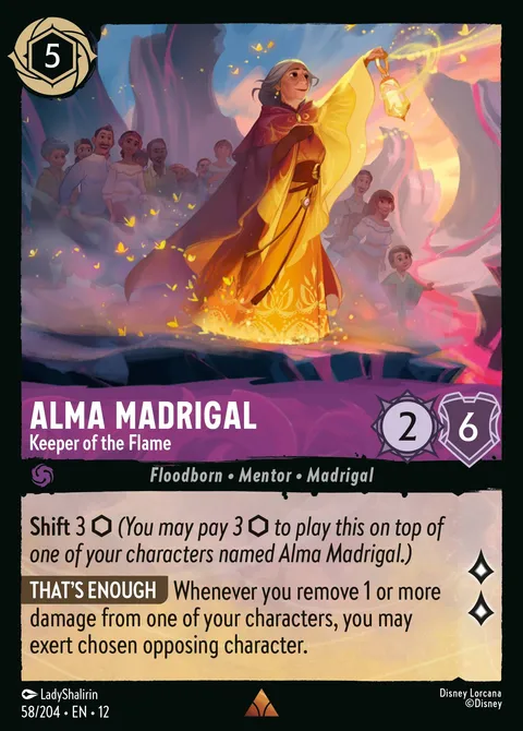 Alma Madrigal — Keeper of the Flame Disney Lorcana card
