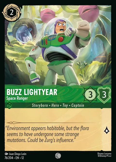 Buzz Lightyear — Space Ranger Disney Lorcana card