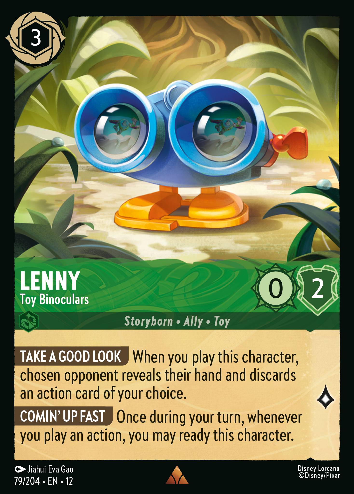 Lenny — Toy Binoculars Disney Lorcana card