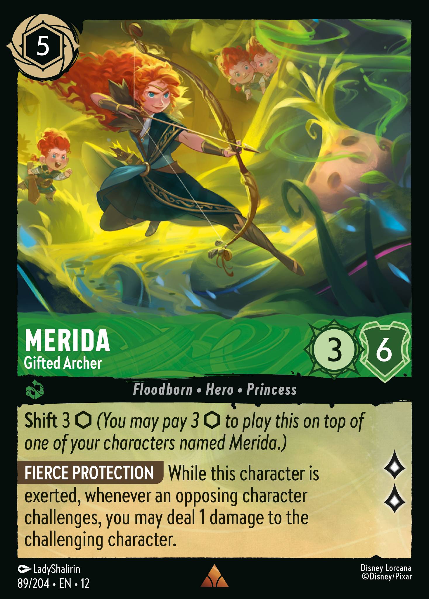 Merida — Gifted Archer Disney Lorcana card