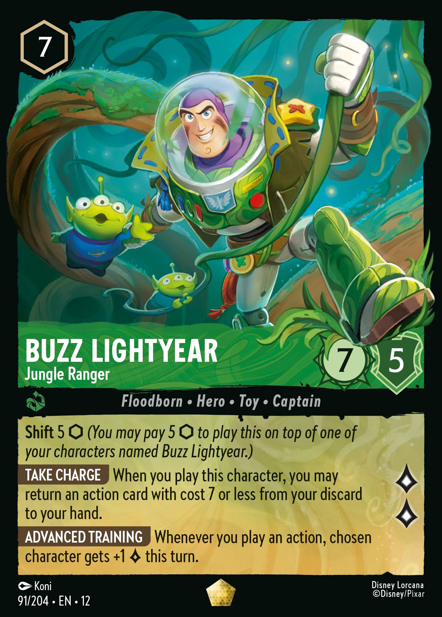 Buzz Lightyear — Jungle Ranger Disney Lorcana card