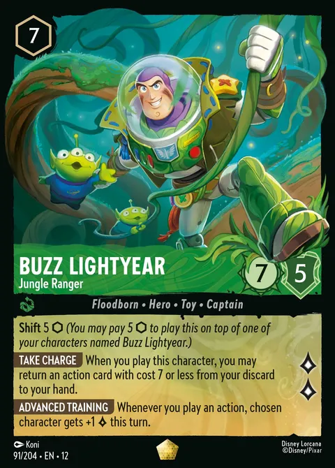 Buzz Lightyear — Jungle Ranger Disney Lorcana card