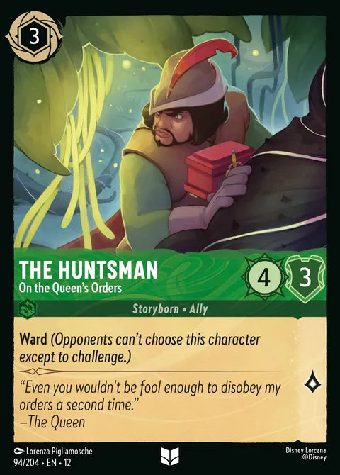The Huntsman — On the Queen's Orders Disney Lorcana card