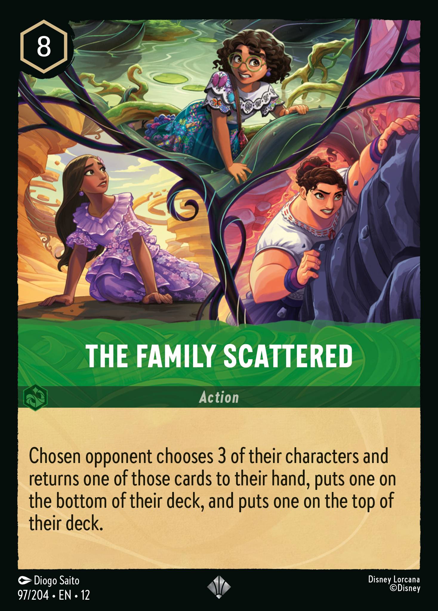 The Family Scattered Disney Lorcana card