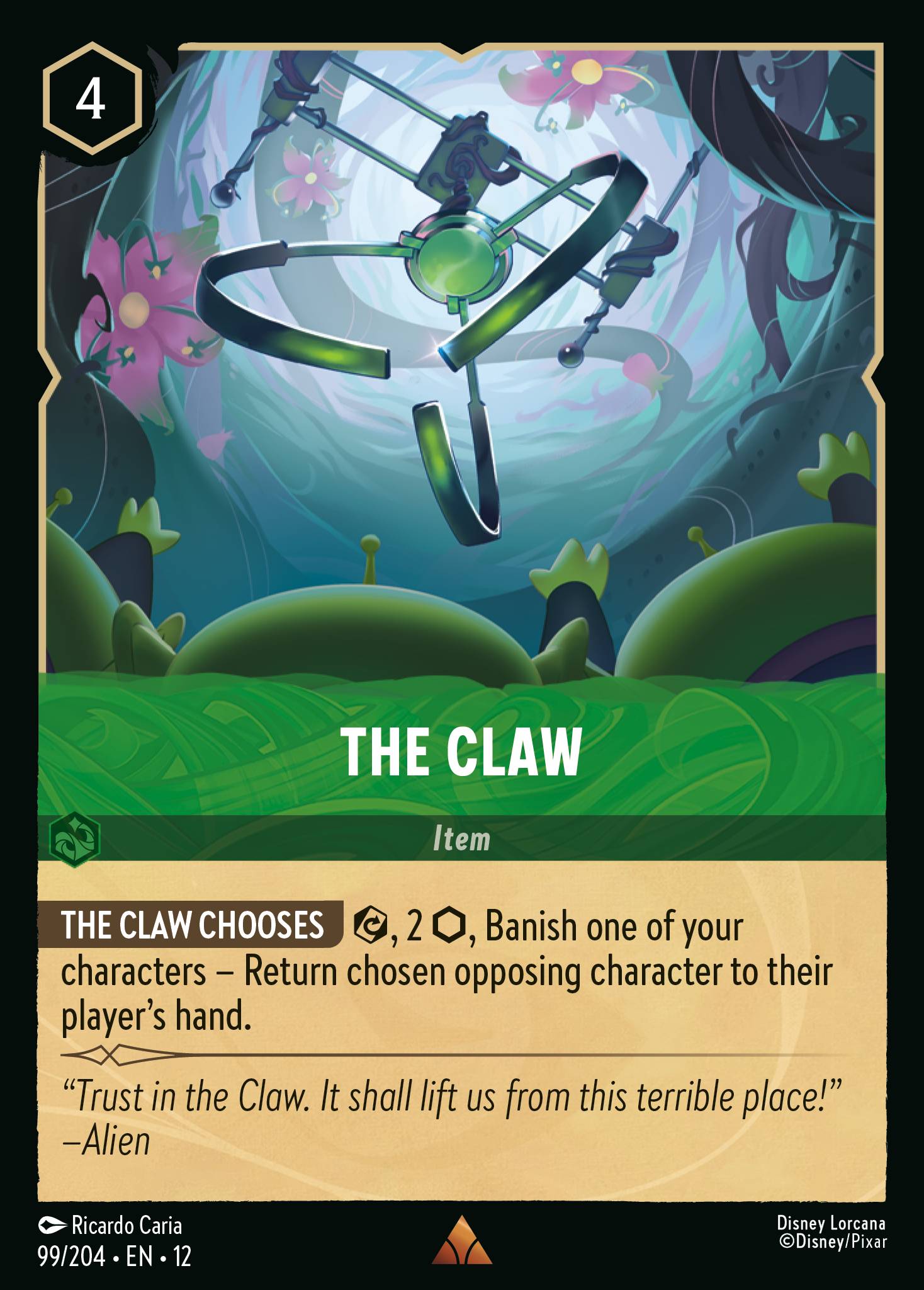 The Claw Disney Lorcana card