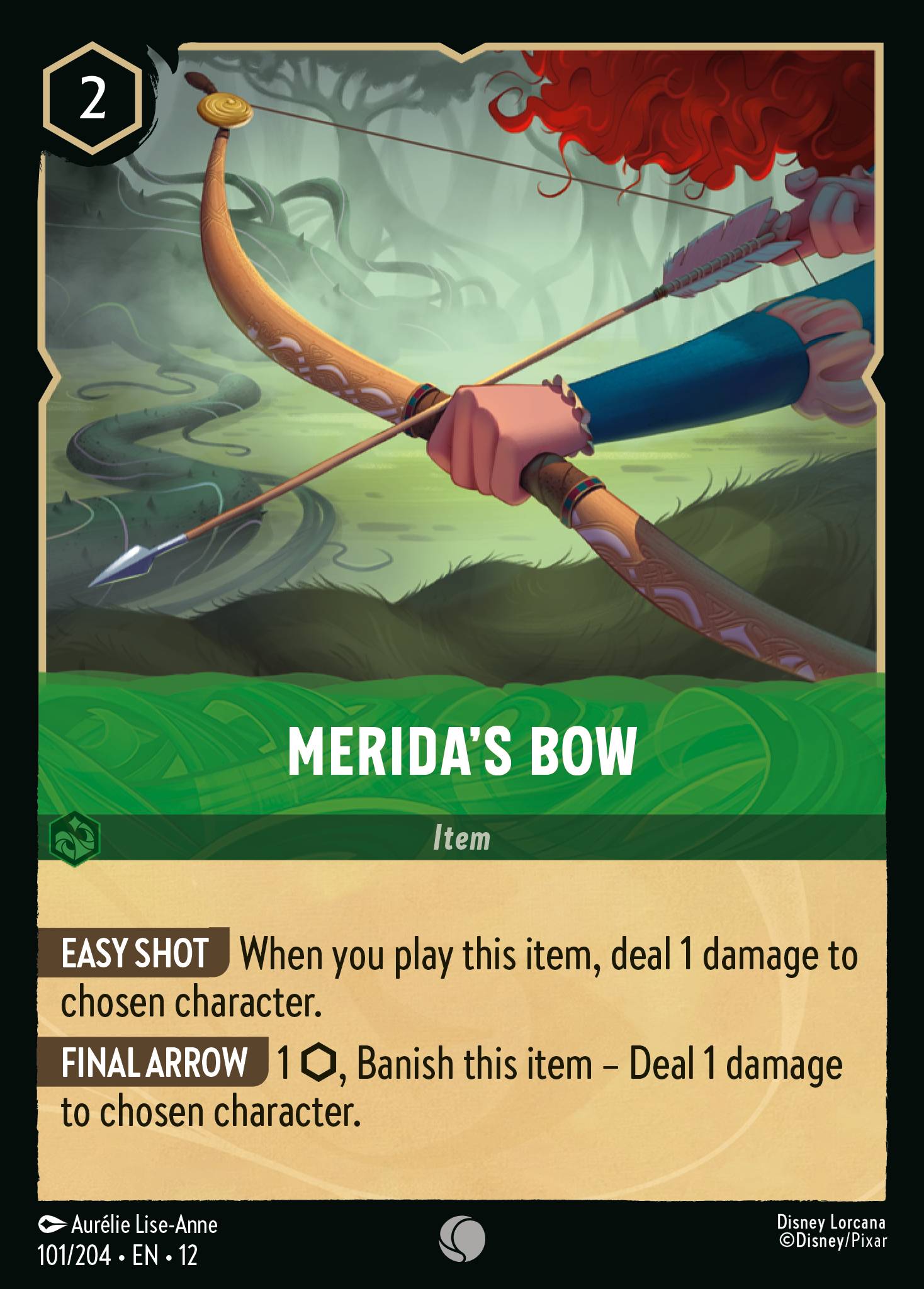 Merida's Bow Disney Lorcana card