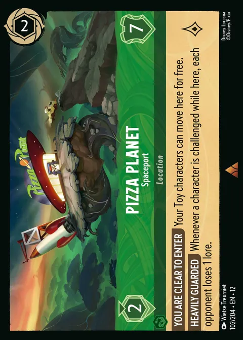 Pizza Planet — Spaceport Disney Lorcana card