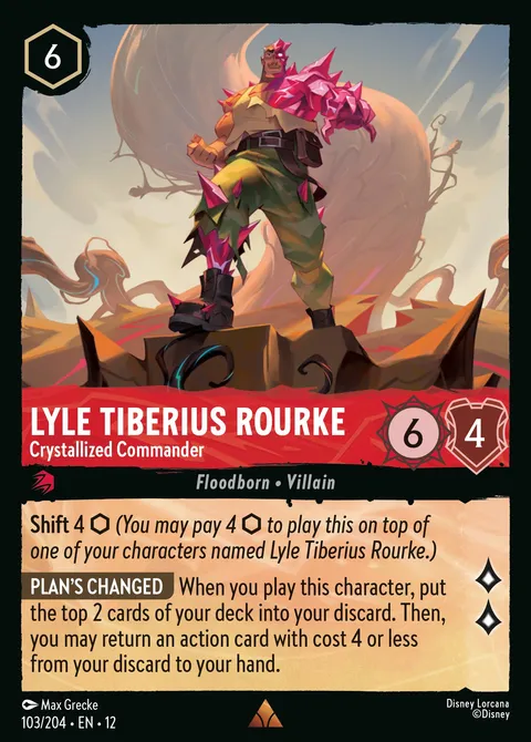 Lyle Tiberius Rourke — Crystallized Commander Disney Lorcana card