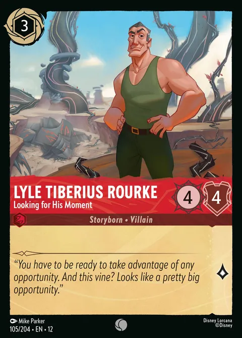 Lyle Tiberius Rourke — Looking for His Moment Disney Lorcana card