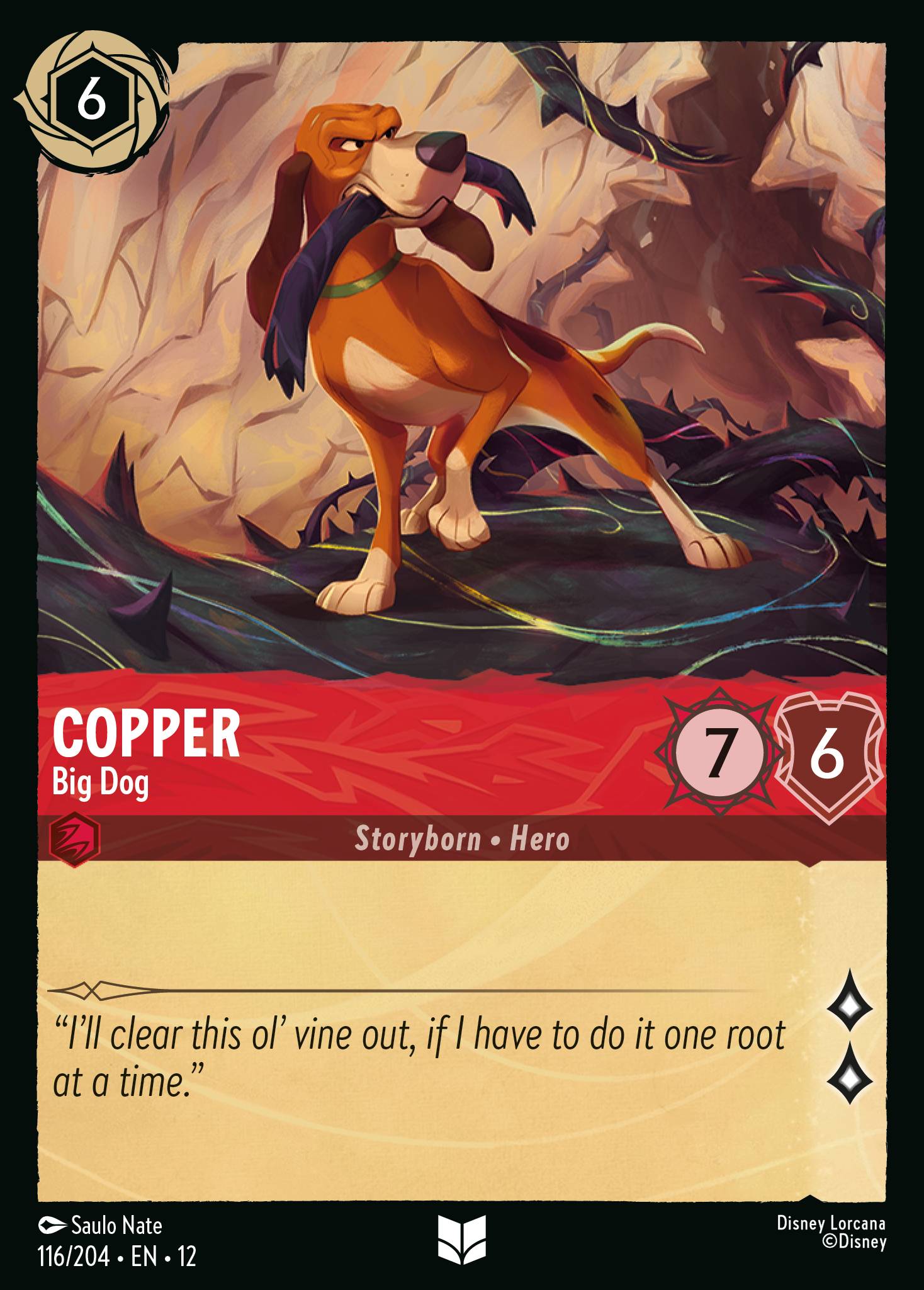 Copper — Big Dog Disney Lorcana card
