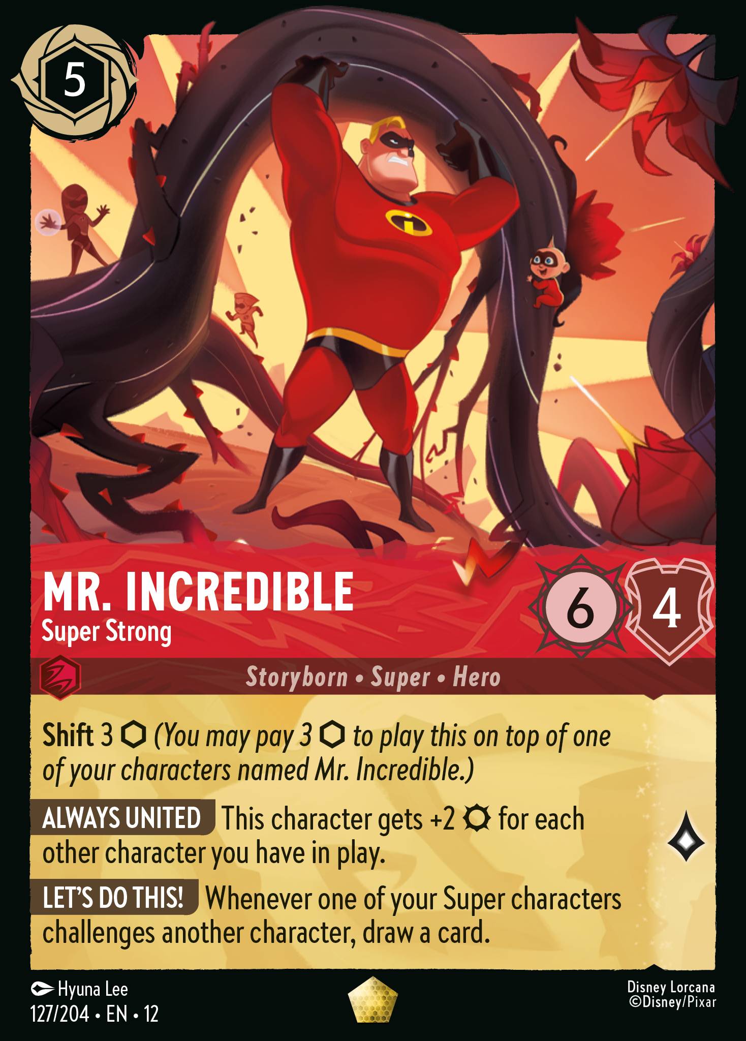Mr. Incredible — Super Strong Disney Lorcana card