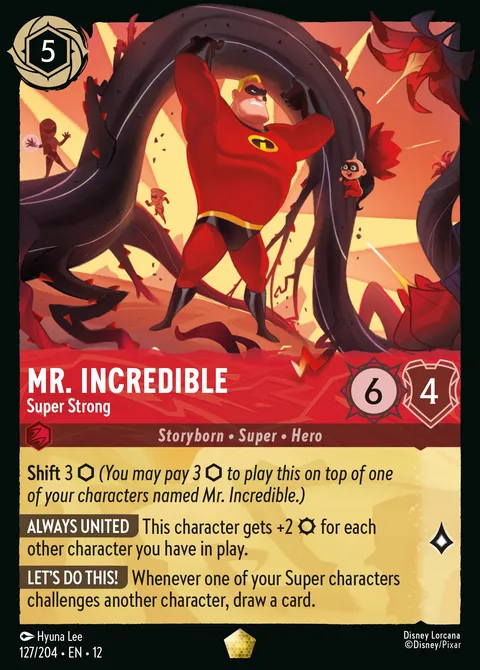 Mr. Incredible — Super Strong Disney Lorcana card