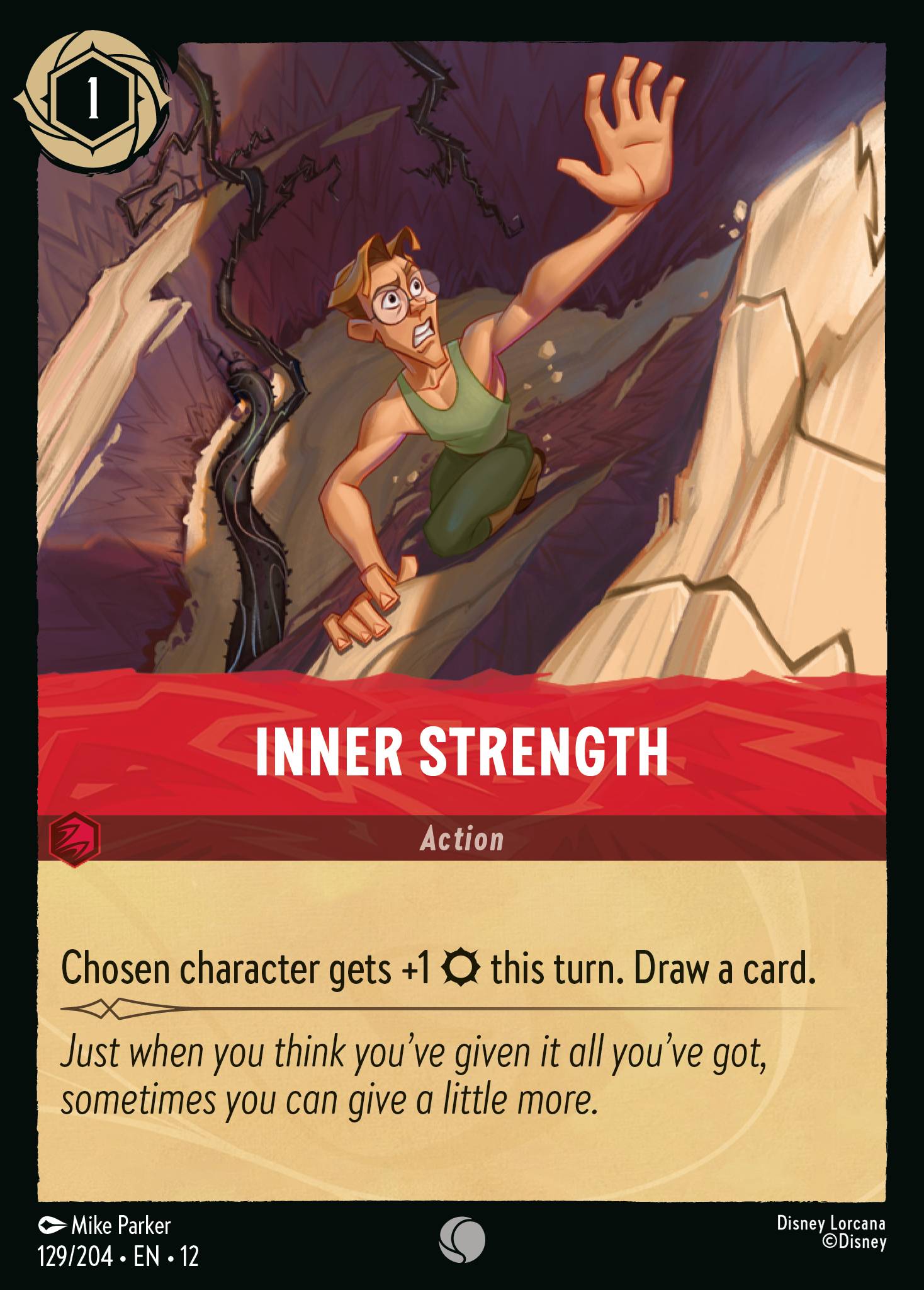 Inner Strength Disney Lorcana card