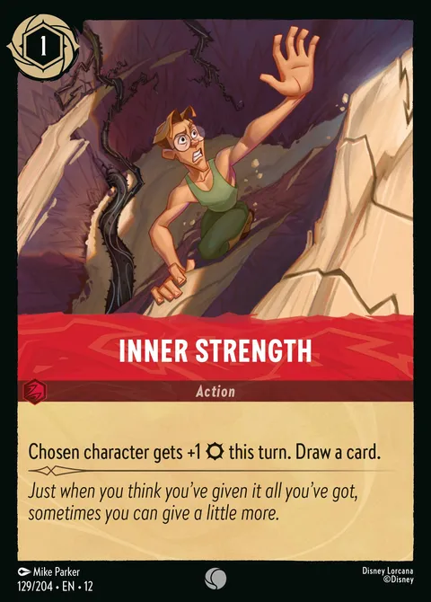 Inner Strength Disney Lorcana card