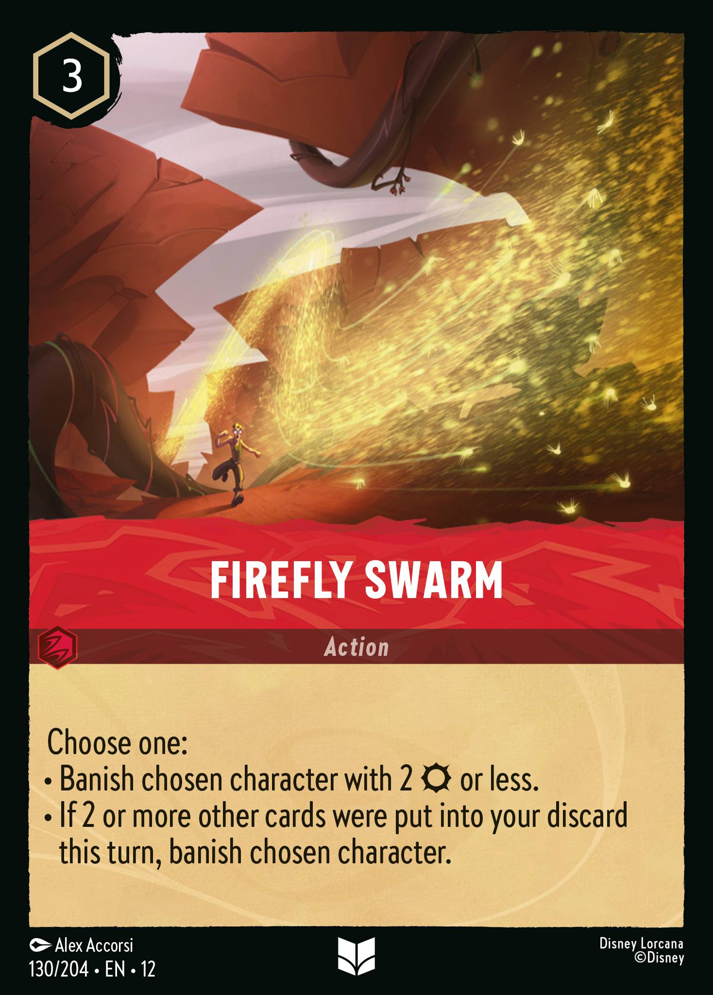 Firefly Swarm Disney Lorcana card