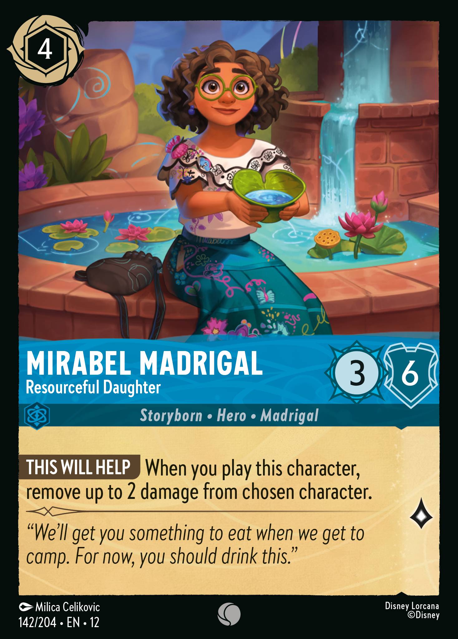 Mirabel Madrigal — Resourceful Daughter Disney Lorcana card