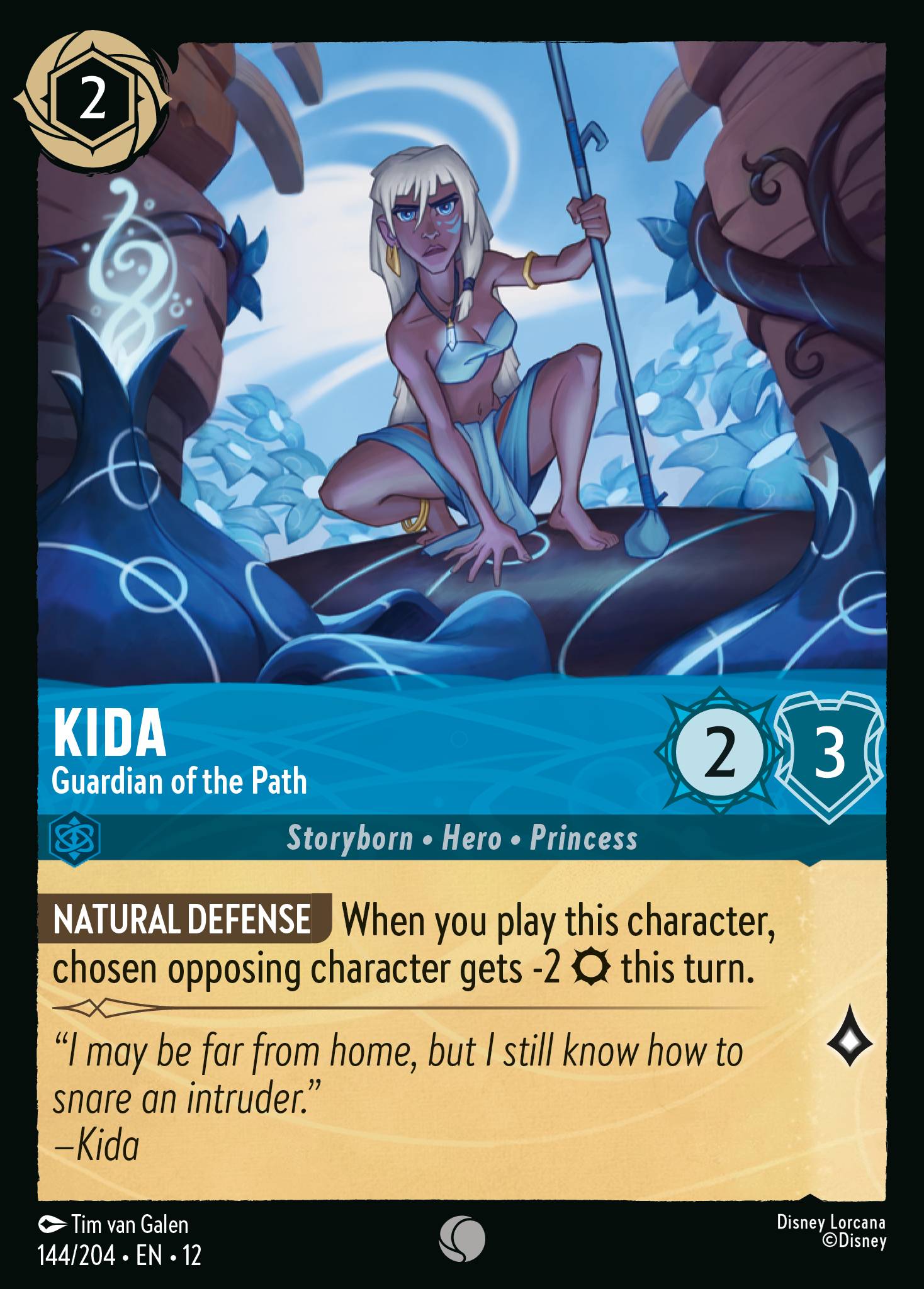Kida — Guardian of the Path Disney Lorcana card