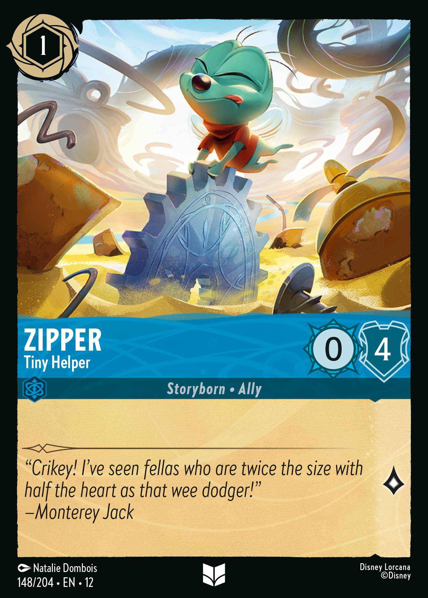 Zipper — Tiny Helper Disney Lorcana card