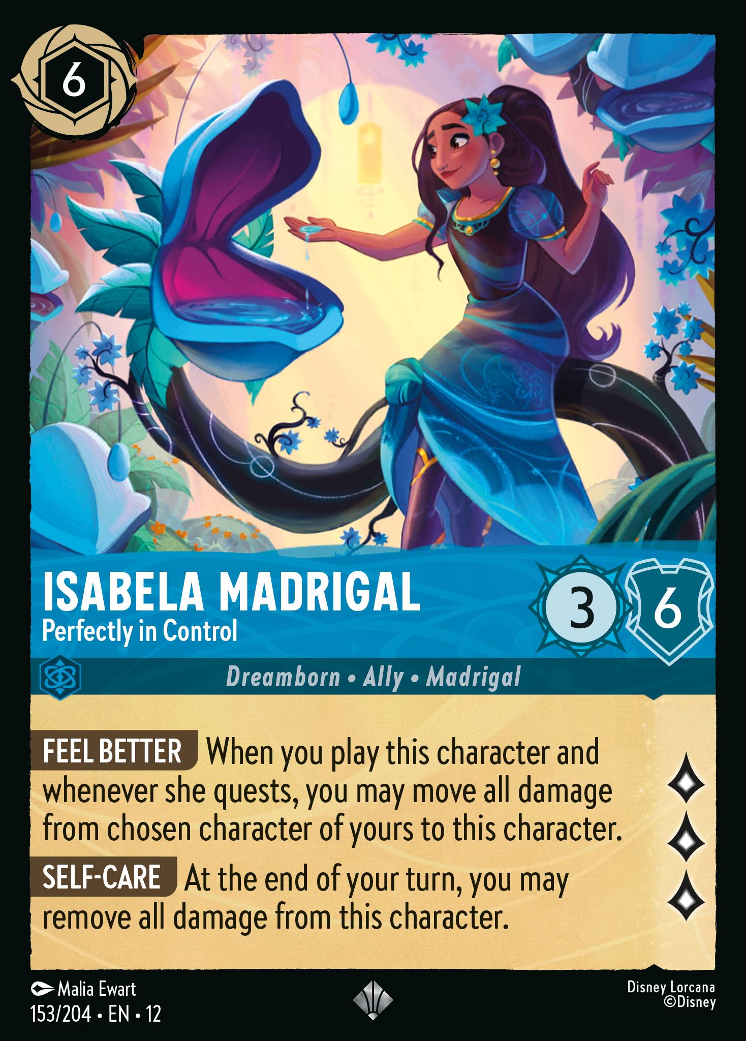 Isabela Madrigal — Perfectly in Control Disney Lorcana card
