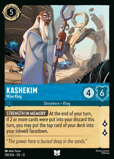 Kashekim — Wise King Disney Lorcana card