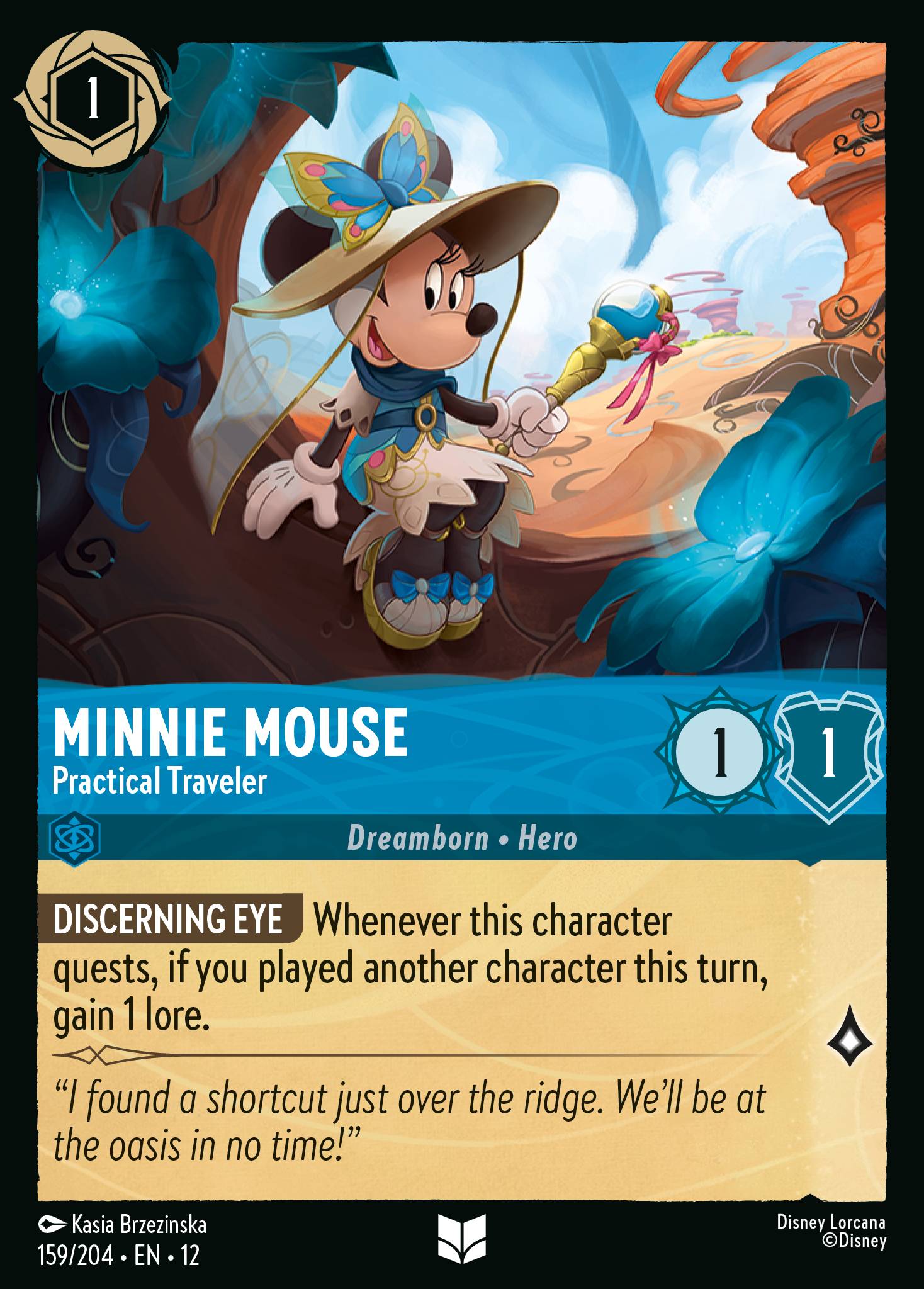 Minnie Mouse — Practical Traveler Disney Lorcana card