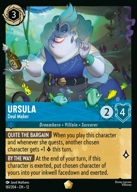 Ursula — Deal Maker Disney Lorcana card
