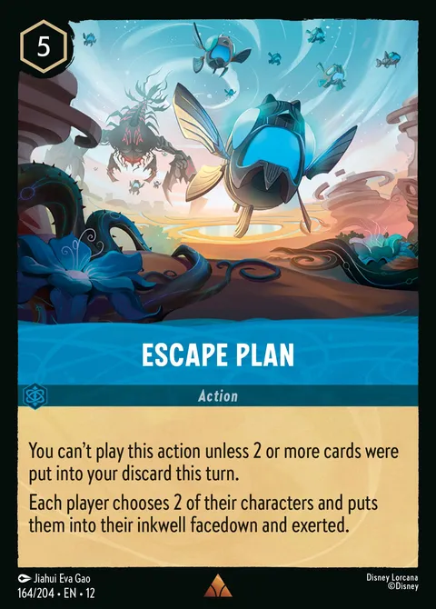 Escape Plan Disney Lorcana card