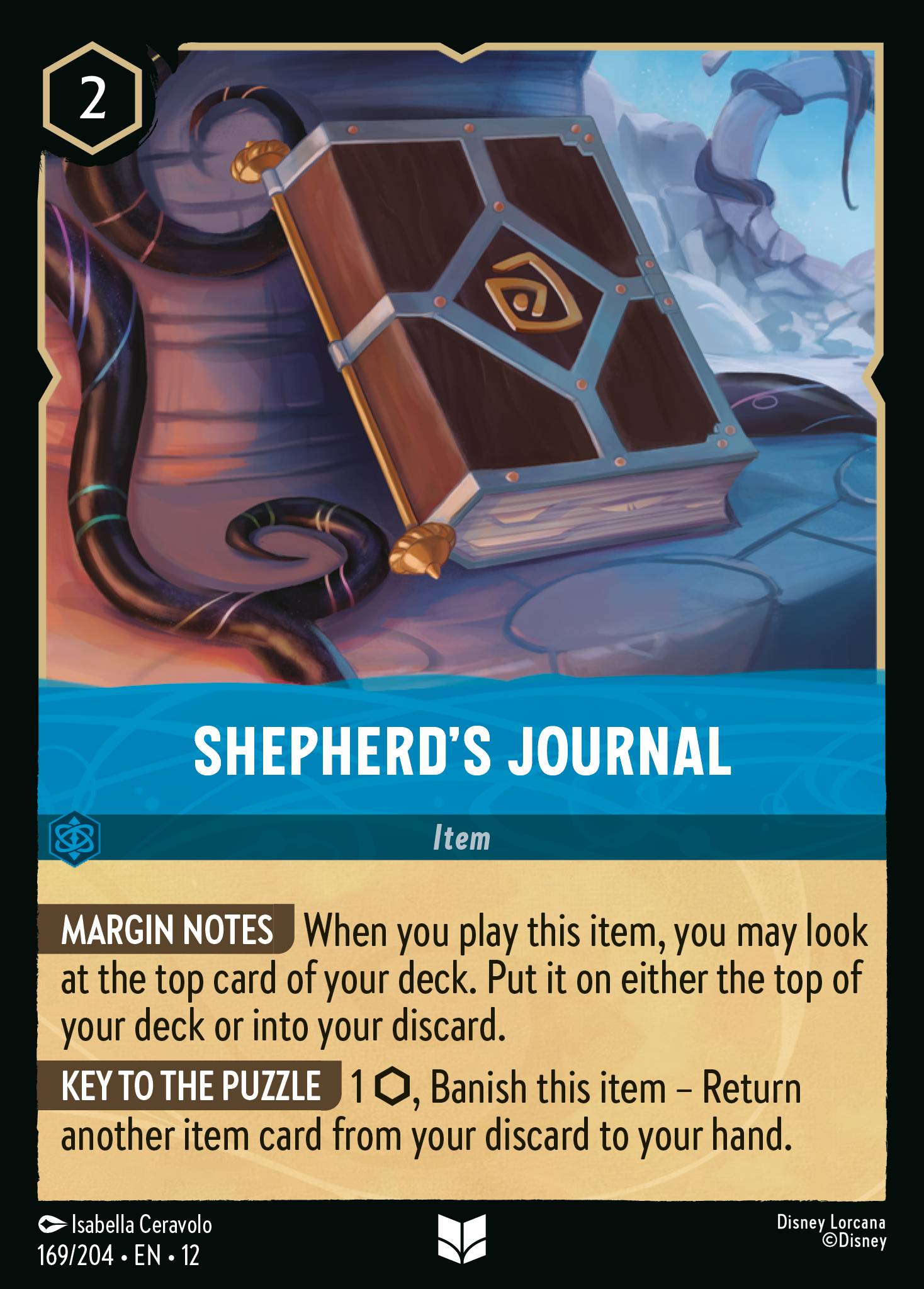 Shepherd's Journal Disney Lorcana card