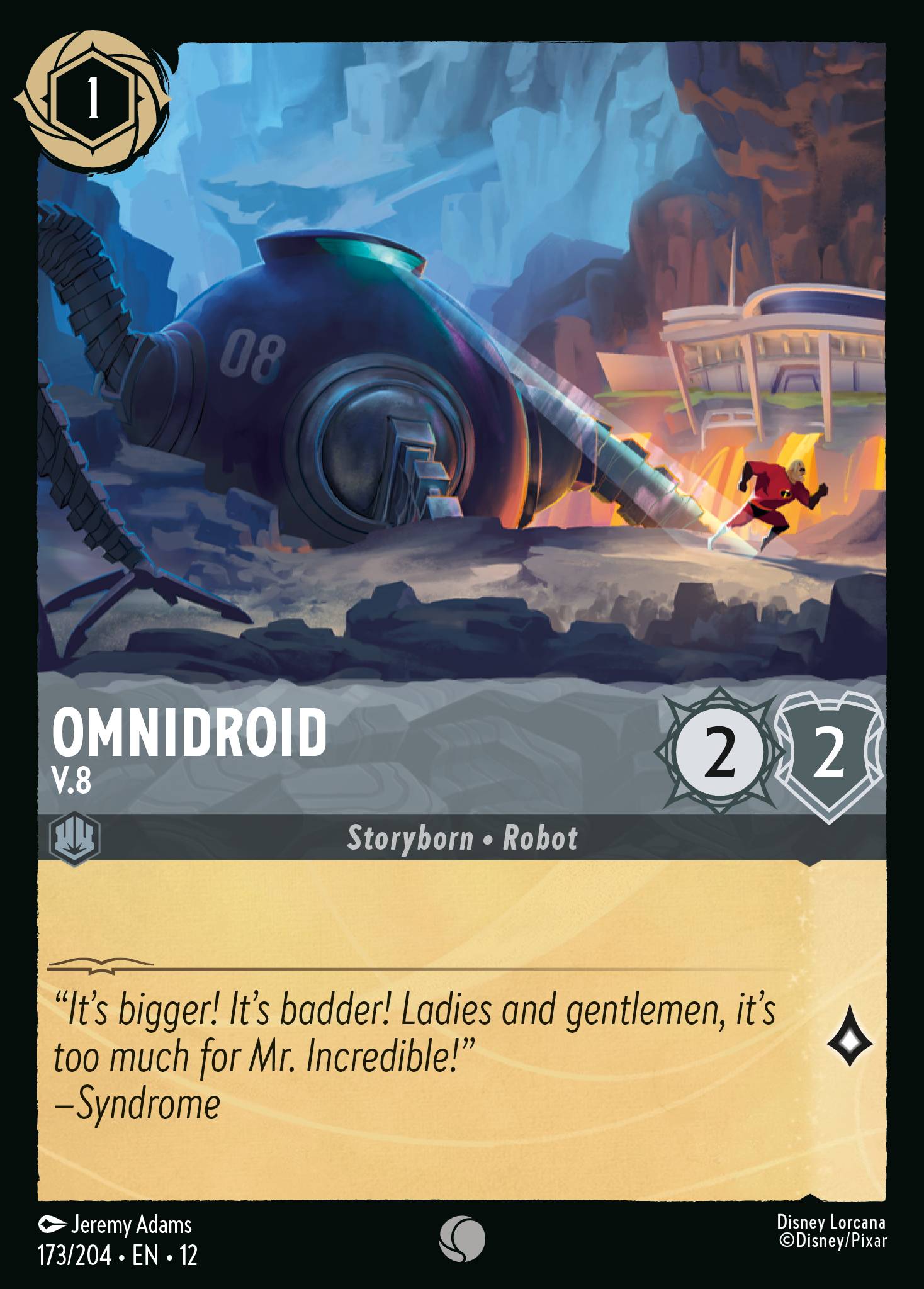 Omnidroid — V.8 Disney Lorcana card