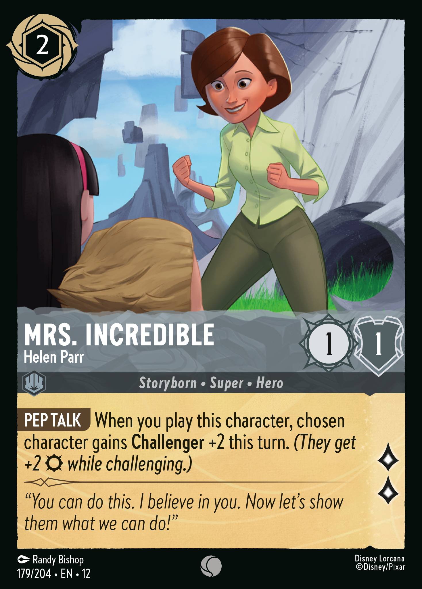 Mrs. Incredible — Helen Parr Disney Lorcana card
