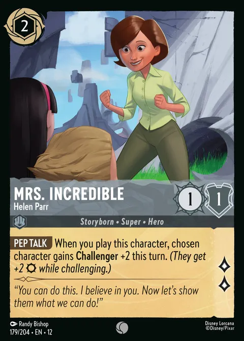 Mrs. Incredible — Helen Parr Disney Lorcana card