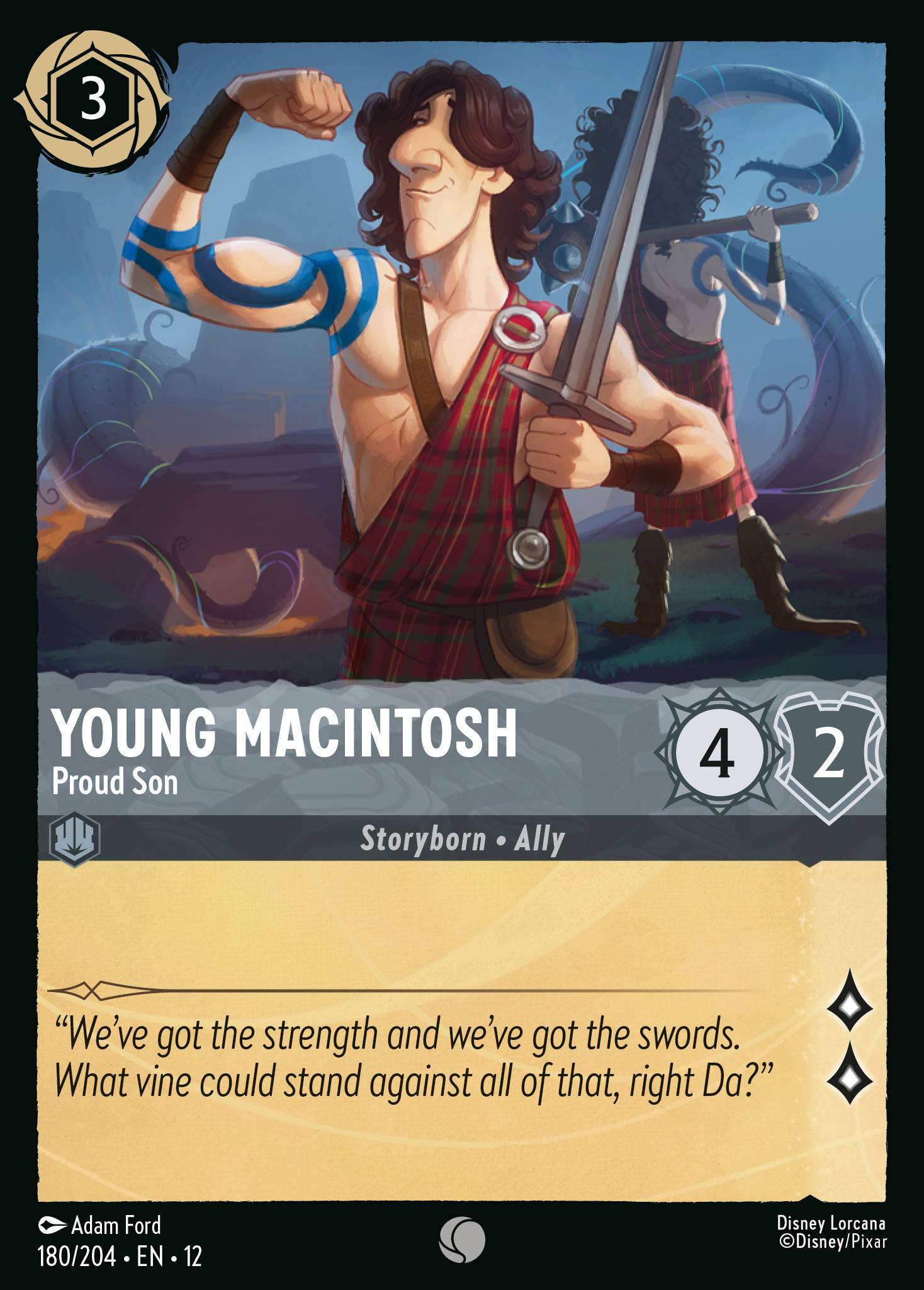 Young Macintosh — Proud Son Disney Lorcana card
