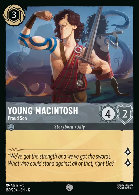 Young Macintosh — Proud Son Disney Lorcana card