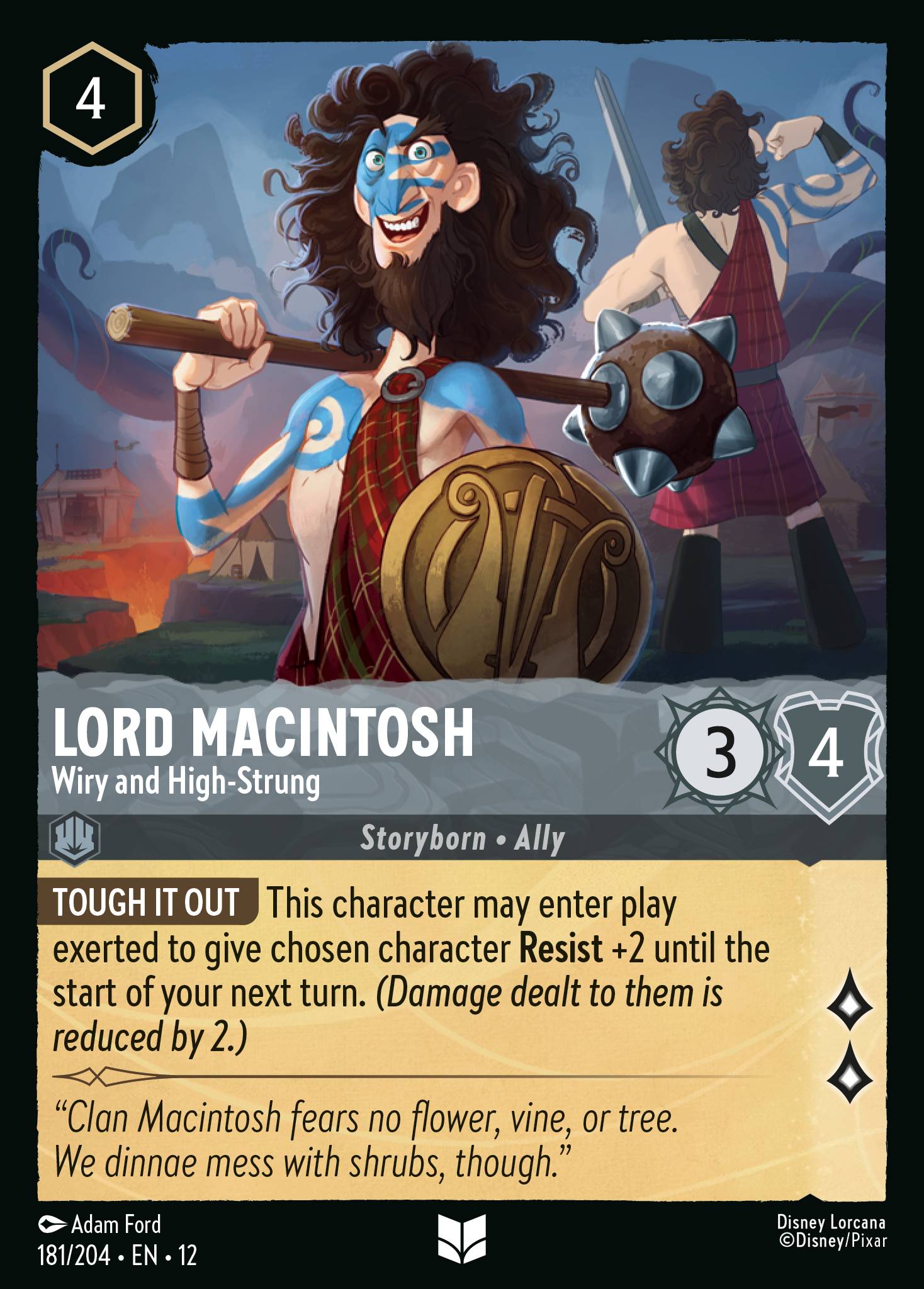 Lord Macintosh — Wiry and High-Strung Disney Lorcana card