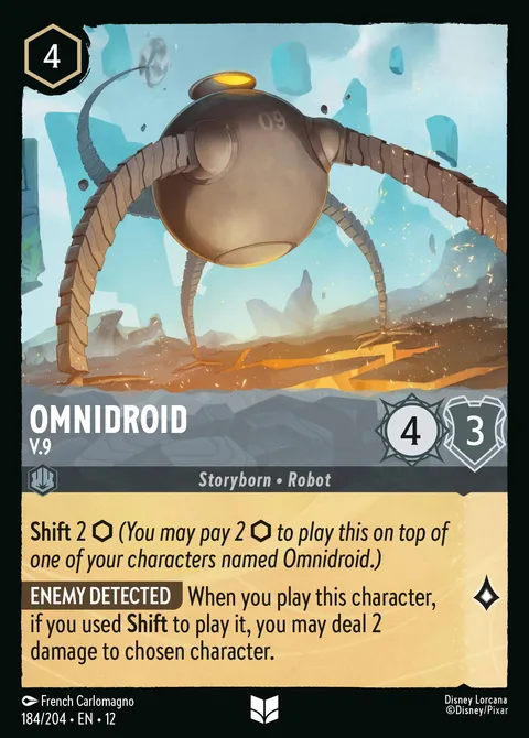 Omnidroid — V.9 Disney Lorcana card