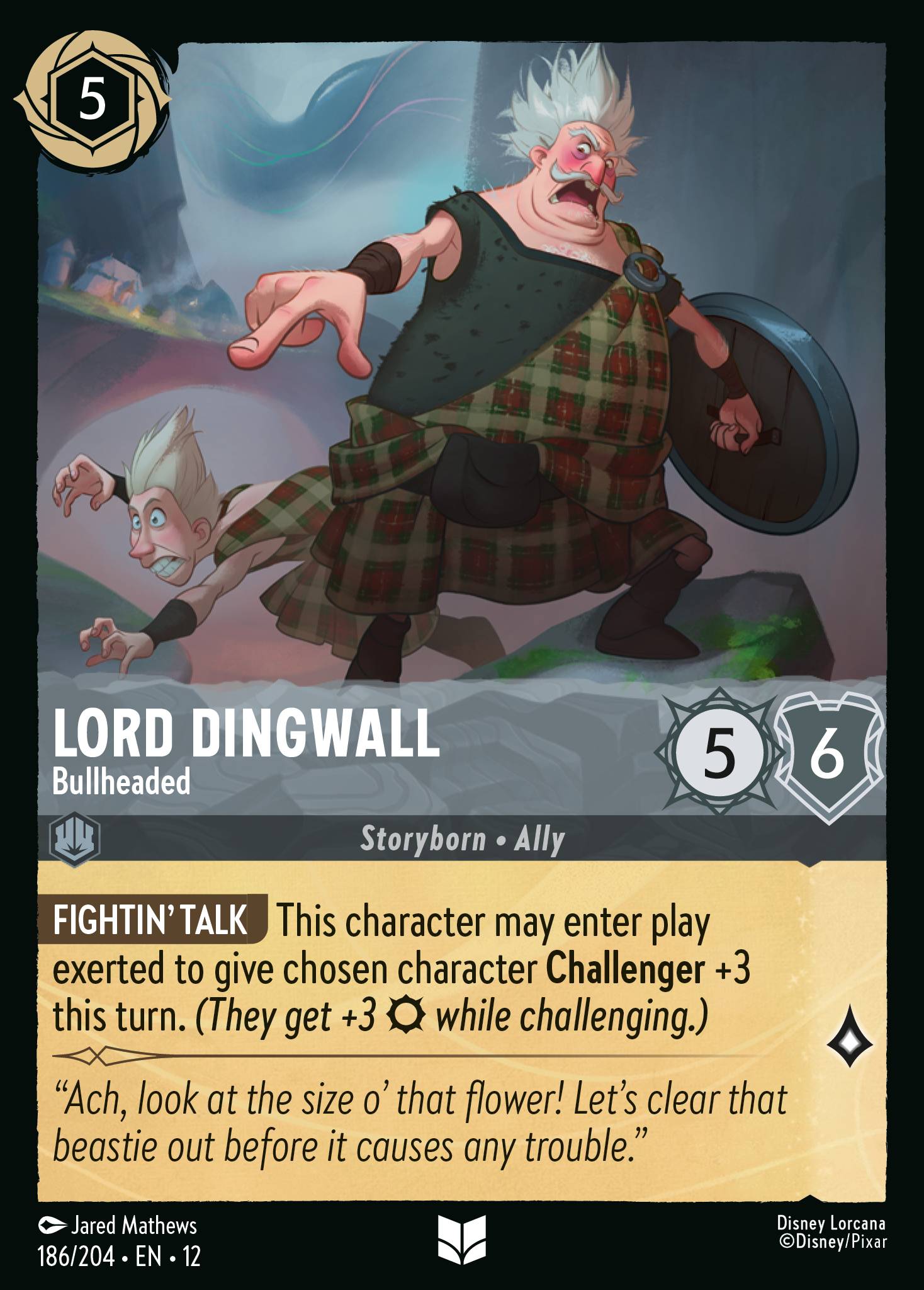 Lord Dingwall — Bullheaded Disney Lorcana card