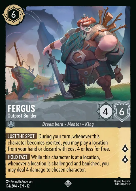 Fergus — Outpost Builder Disney Lorcana card