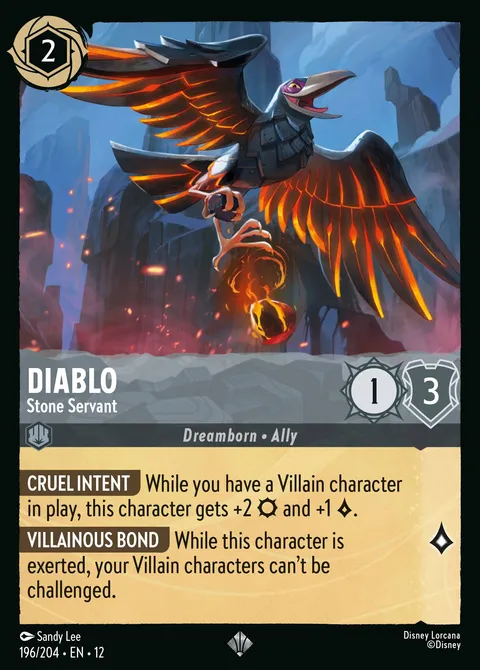 Diablo — Stone Servant Disney Lorcana card