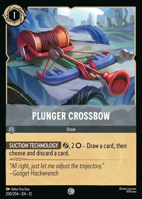 Plunger Crossbow Disney Lorcana card