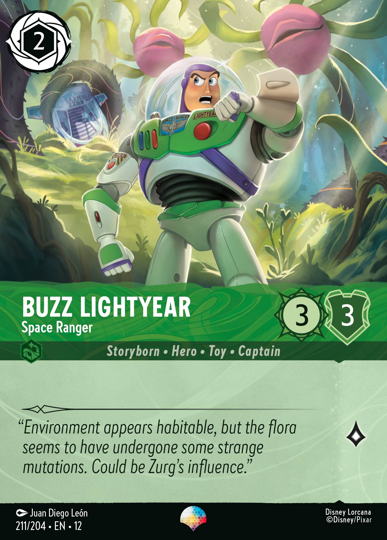 Buzz Lightyear — Space Ranger Disney Lorcana card