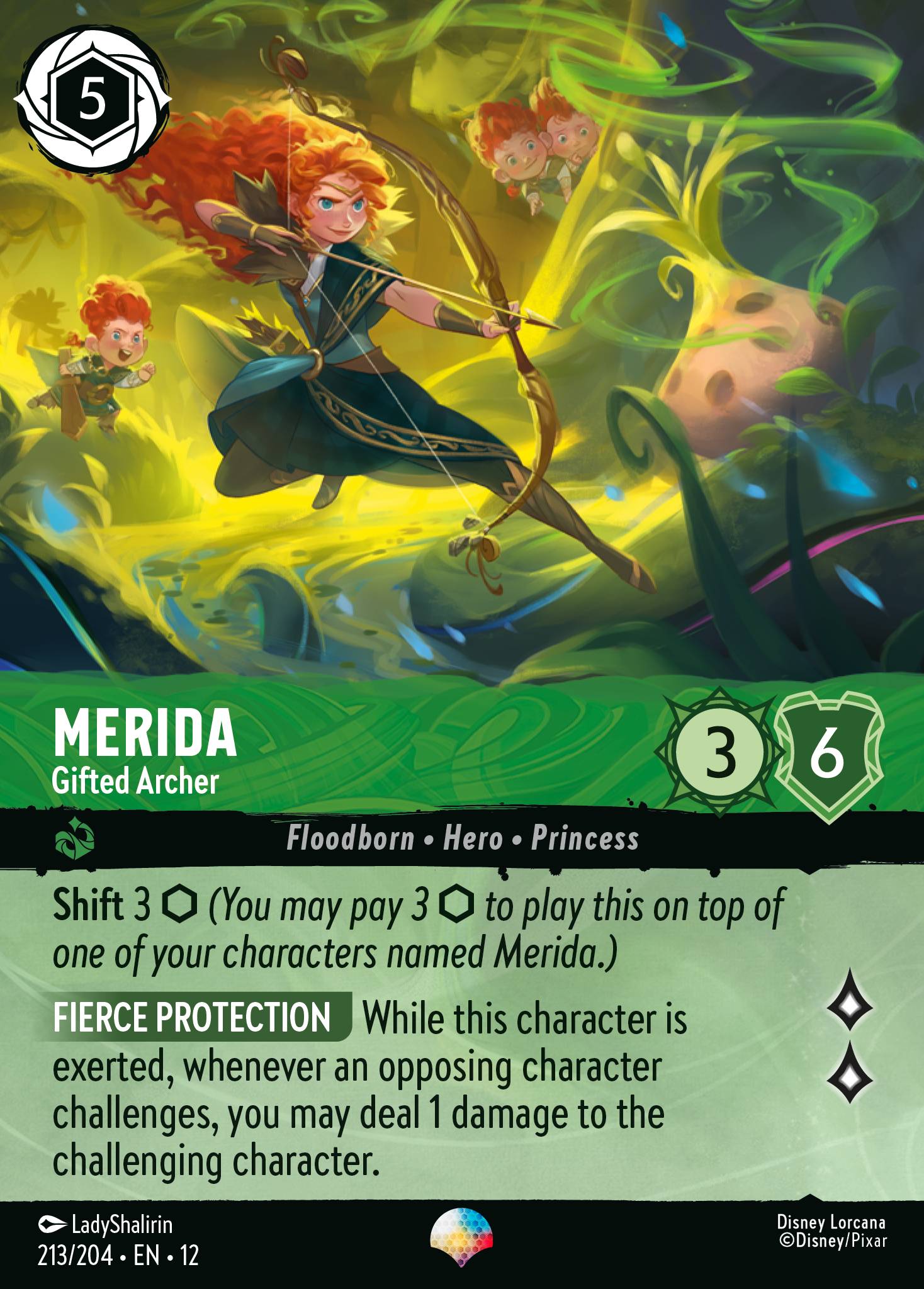 Merida — Gifted Archer Disney Lorcana card