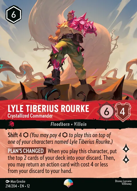 Lyle Tiberius Rourke — Crystallized Commander Disney Lorcana card