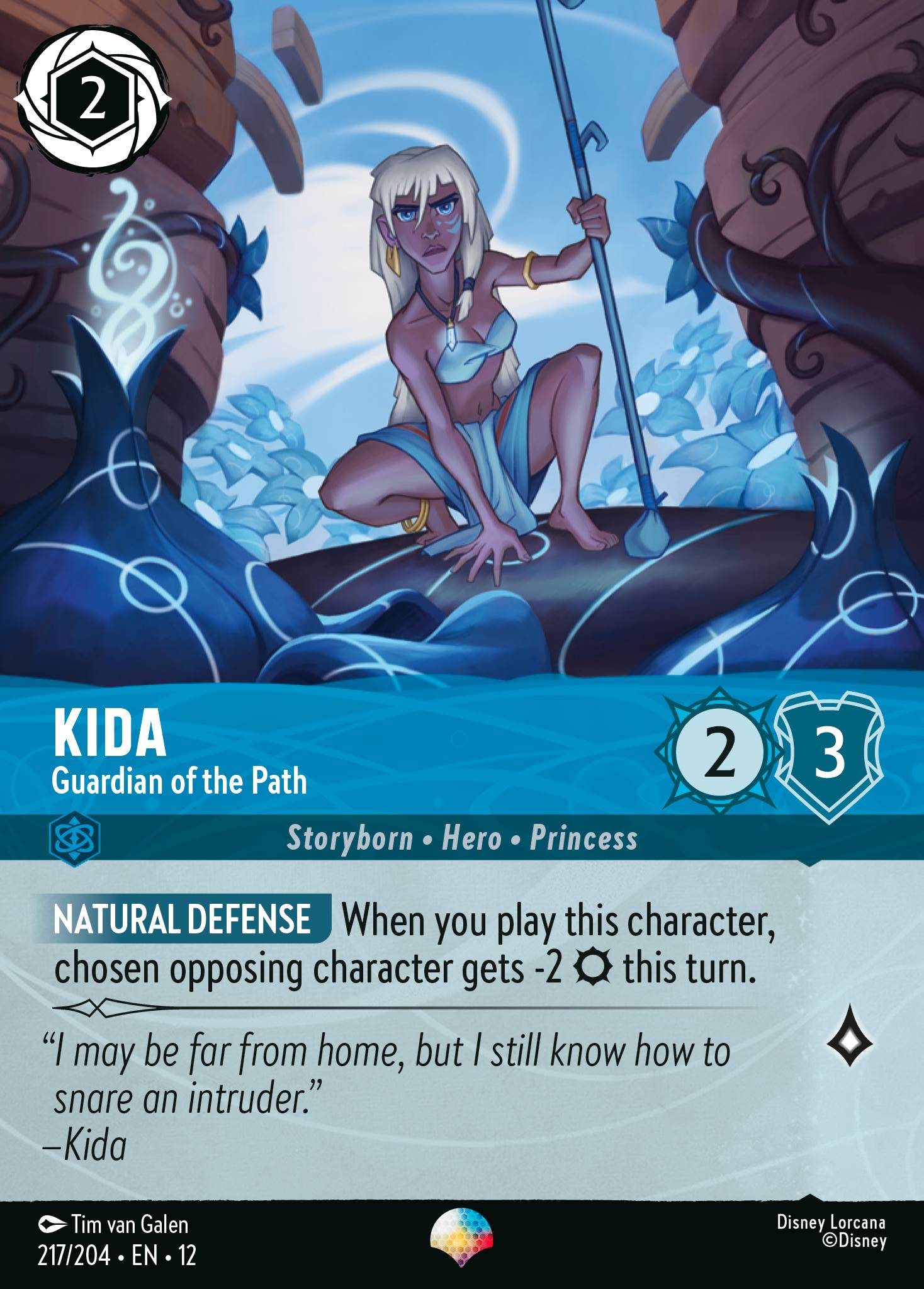 Kida — Guardian of the Path Disney Lorcana card
