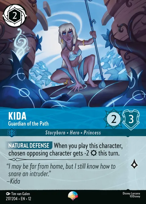 Kida — Guardian of the Path Disney Lorcana card