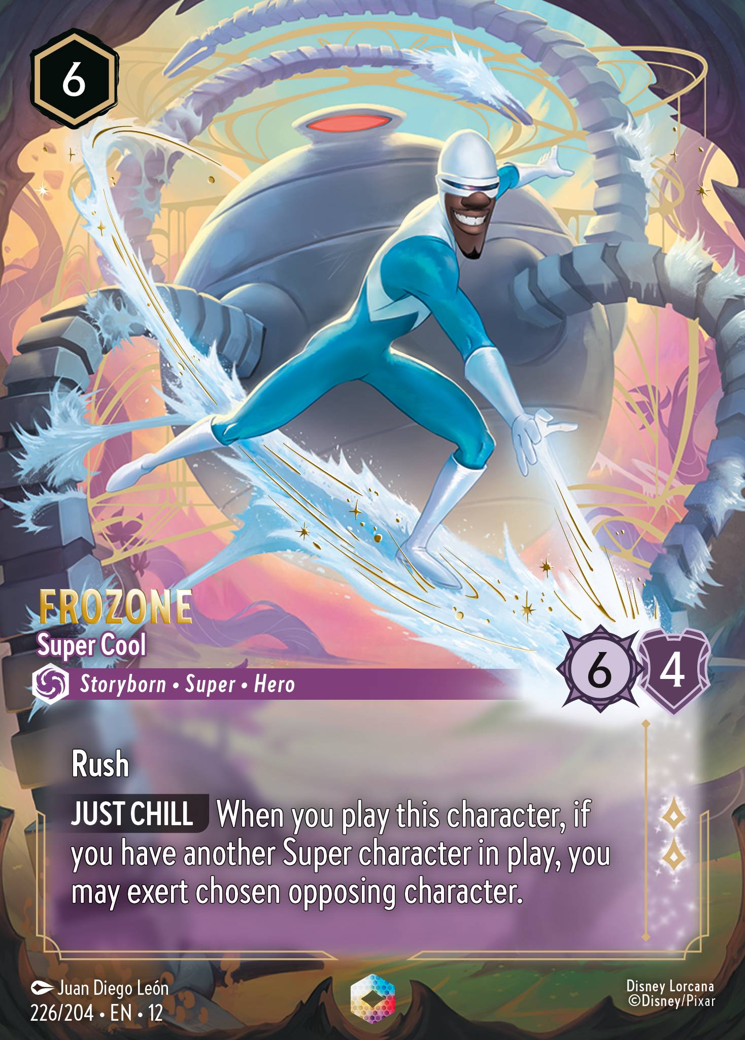 Frozone — Super Cool Disney Lorcana card