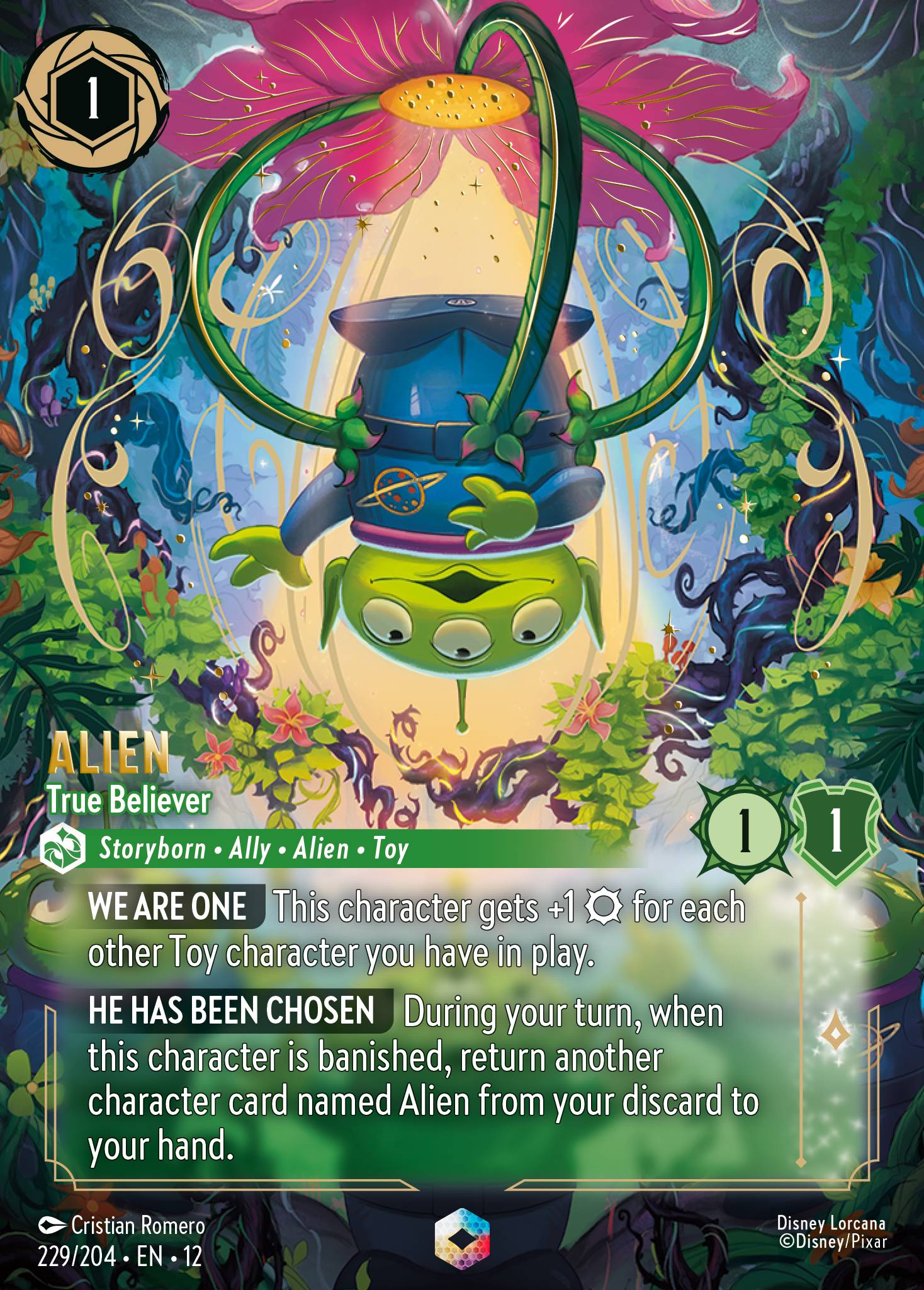 Alien — True Believer Disney Lorcana card