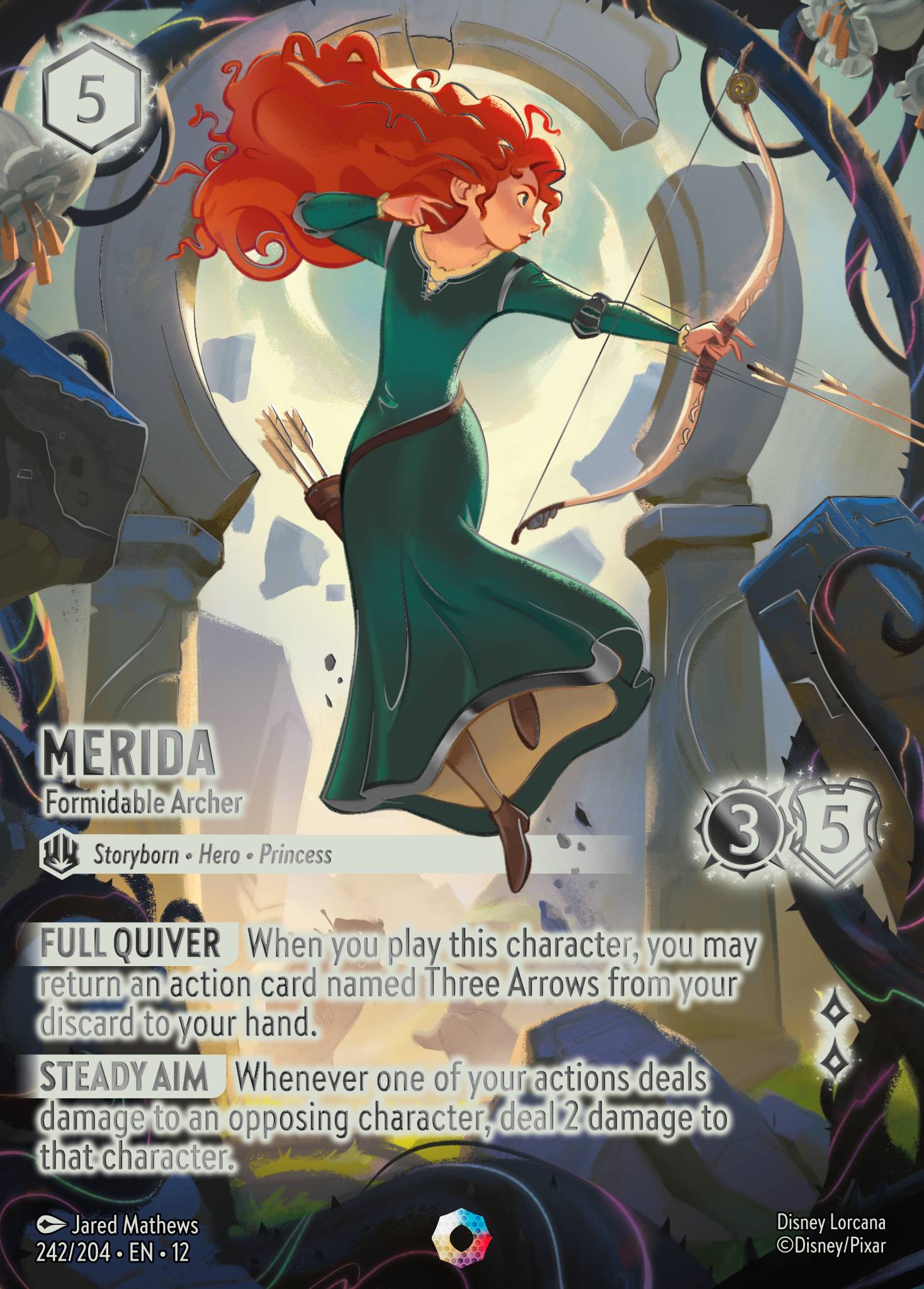 Merida — Formidable Archer Disney Lorcana card