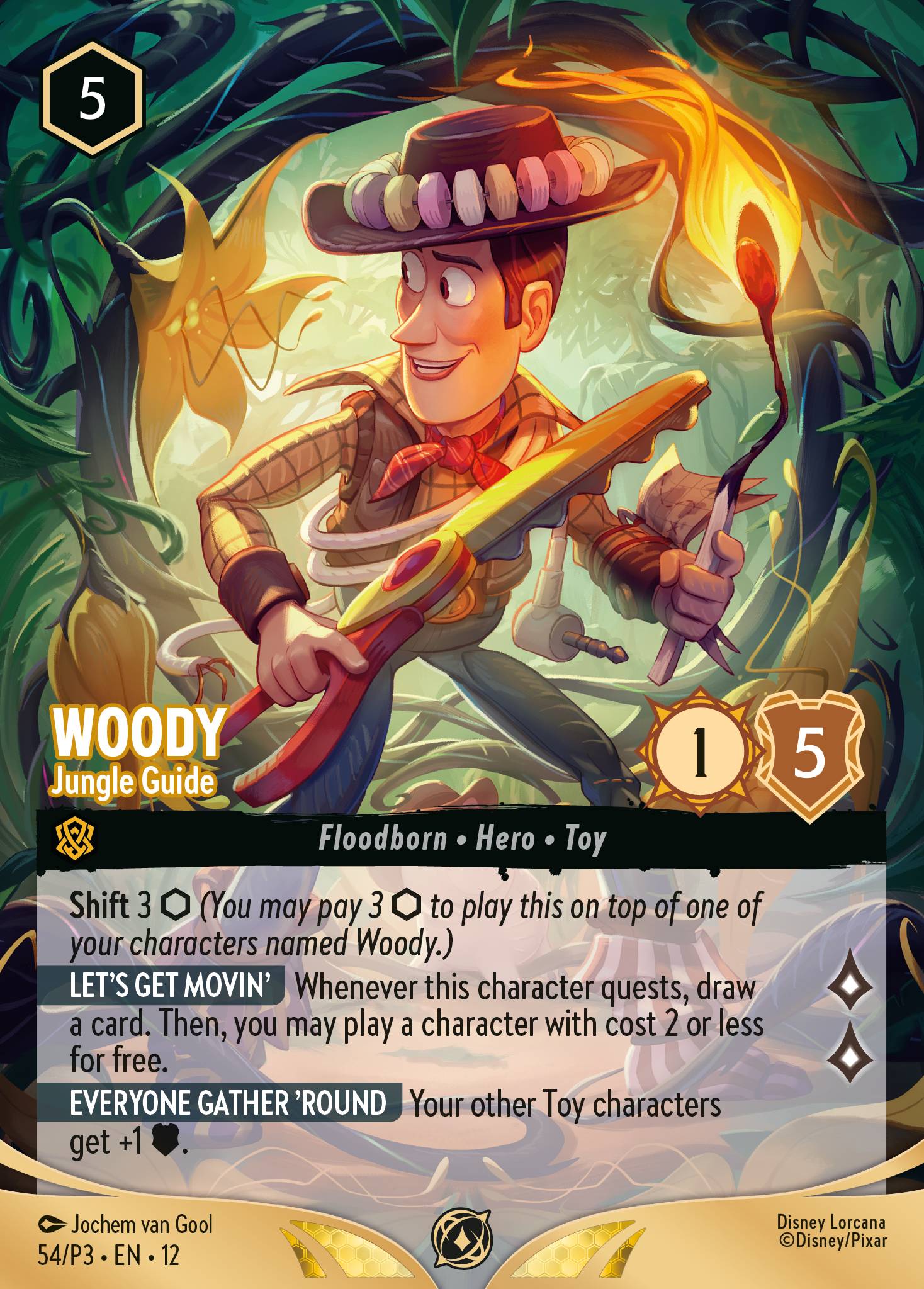 Woody — Jungle Guide Disney Lorcana card
